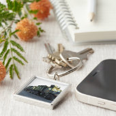 De gepantserde vrachtwagens zitten op de pier in M Sleutelhanger (Zijkant)