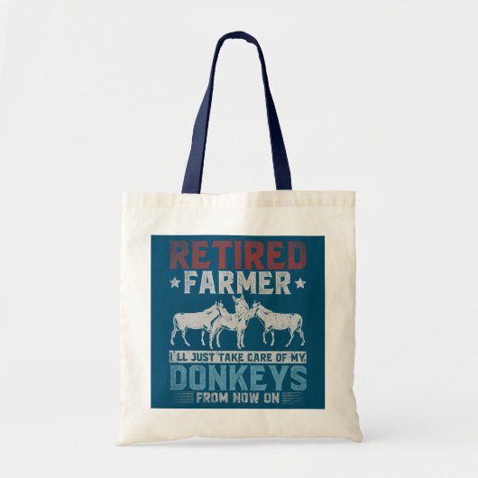 De gepensioneerde boer zorgt gewoon voor mijn sleu tote bag (Voorkant)