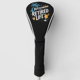 De Gepensioneerde Leven Rocken Zomer Grappig Pensi Golfheadcover