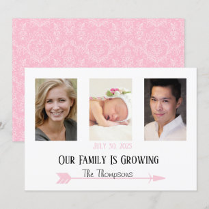 De Gepersonaliseerd Foto's van de Familie groeien Kaart
