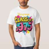 De Gepersonaliseerd klasse van 1975 T-shirt (Voorkant)