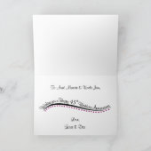 De gepersonaliseerde 45ste Kaart van het Jubileum (Binnen)