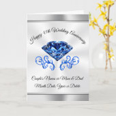 De gepersonaliseerde 45ste Kaarten van het (Gele Bloem)