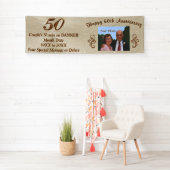 De gepersonaliseerde 50ste Banners van het (Insitu)