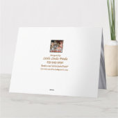 De gepersonaliseerde 70ste Kaart van het Jubileum (Achterkant)