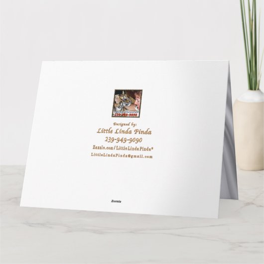 De gepersonaliseerde 70ste Kaart van het Jubileum (Achterkant)