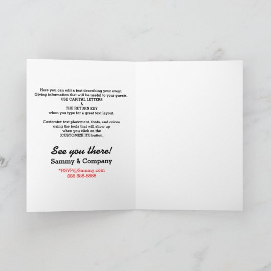 De gepersonaliseerde Aangejaagde Partij van (Binnen)