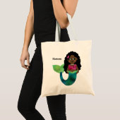 De gepersonaliseerde Afrikaanse Amerikaanse Folie Tote Bag (Voorkant (product))