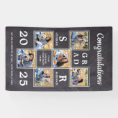 De gepersonaliseerde Afstuderen Gefeliciteerd van  Spandoek (Horizontaal)