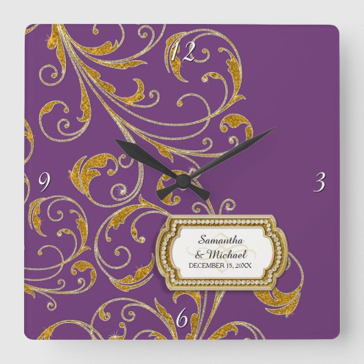 De gepersonaliseerde Avondkleding van het Regentaa Vierkante Klok (Voorkant)