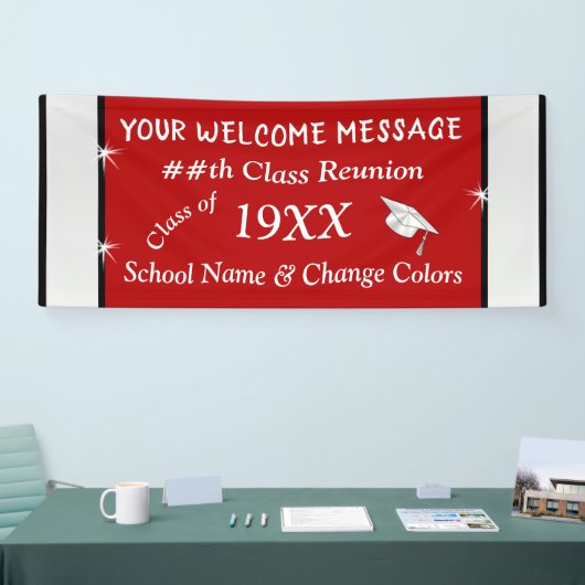 De gepersonaliseerde Banners van de Reunion van de (Beurs)