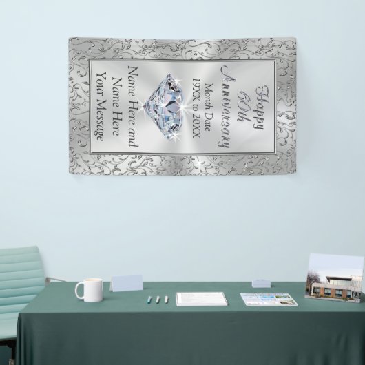 De gepersonaliseerde Banners van het Jubileum van (Beurs)