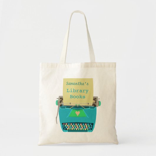 De gepersonaliseerde Bibliotheek boekt Leuke Tote Bag (Voorkant)