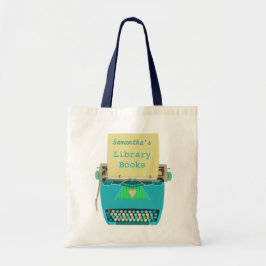 De gepersonaliseerde Bibliotheek boekt Leuke Tote Bag