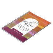 De gepersonaliseerde Bijbelstudie voegt Naam en Ve Notitieboek (Linkerzijde)