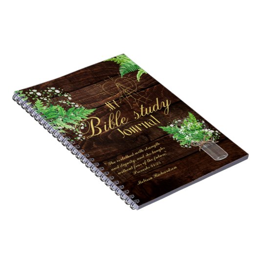 De gepersonaliseerde Bijbelstudie voegt Naam en Ve Notitieboek (Rechterzijde)