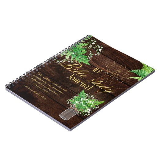 De gepersonaliseerde Bijbelstudie voegt Naam en Ve Notitieboek (Linkerzijde)