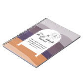 De gepersonaliseerde Bijbelstudie voegt Naam en Ve Notitieboek (Linkerzijde)