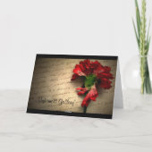 De Gepersonaliseerde Brief van de liefde - Feestdagen Kaart (Achterkant)