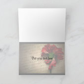 De Gepersonaliseerde Brief van de liefde - Feestdagen Kaart (Binnen)