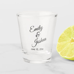 De gepersonaliseerde Bruidegom van de Bruid noemt Shot Glas