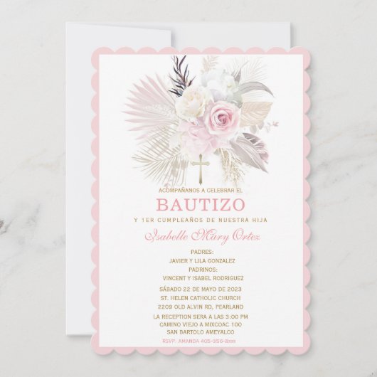 De Gepersonaliseerde Bruiloften Rozen Kaart (Voorkant)