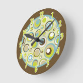 De gepersonaliseerde Cirkel van de Retro van de Kl Ronde Klok (Hoek)