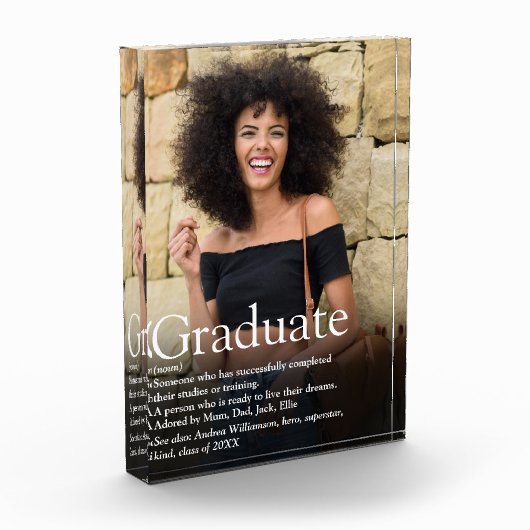 De gepersonaliseerde Citaat van de Definitie van d Fotoblokken (Links)