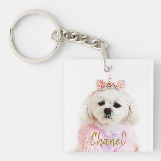 De gepersonaliseerde Code van QR van het Schildbar Sleutelhanger (Voorkant)