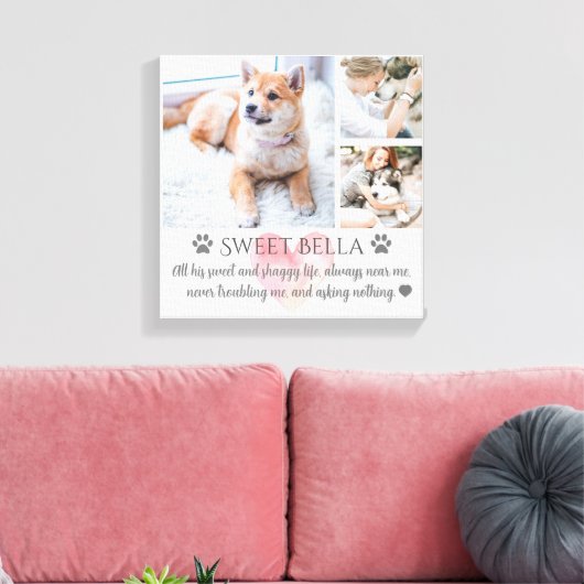 De gepersonaliseerde de fotocollage van de sjabloo canvas afdruk (Insitu (Woonkamer))