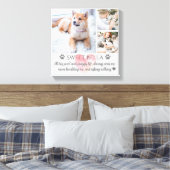 De gepersonaliseerde de fotocollage van de sjabloo canvas afdruk (Insitu (Slaapkamer))