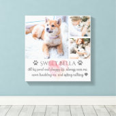 De gepersonaliseerde de fotocollage van de sjabloo canvas afdruk (Insitu (Houten vloer))