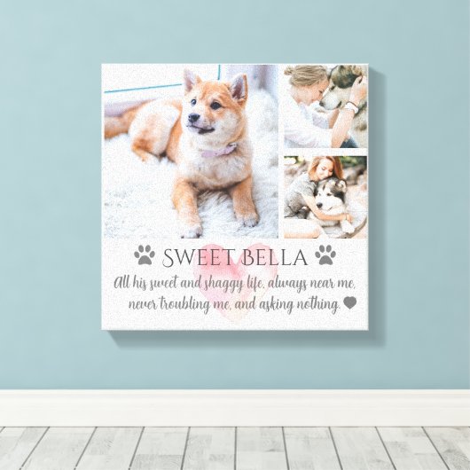 De gepersonaliseerde de fotocollage van de sjabloo canvas afdruk (Insitu (Houten vloer))