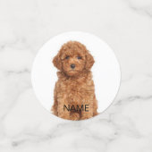 De gepersonaliseerde de naamtekst van het afbeeldi confetti (Kleine voorkant)