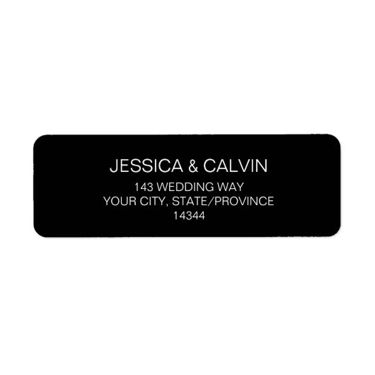 De gepersonaliseerde Etiketten van het Adres van d (Voorkant)