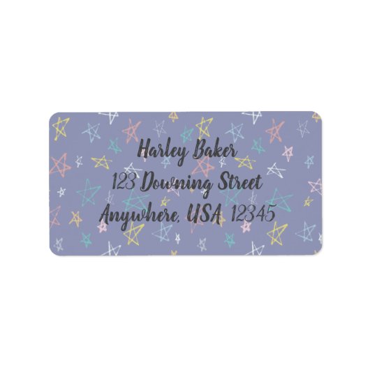 De gepersonaliseerde Etiketten van het Adres van d (Voorkant)