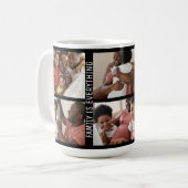 De gepersonaliseerde Familie is Alles 6 Foto Colla Koffiemok (Voorkant links)