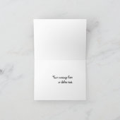 De gepersonaliseerde Foto van de Toren van Eiffel Bedankkaart (Binnen)