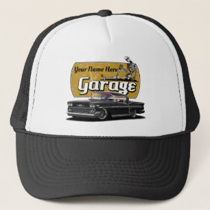 De gepersonaliseerde Garage van de Impala Trucker Pet