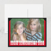 De gepersonaliseerde Gelukkige Foto van de Feestdagenkaart (Voorkant / Achterkant)