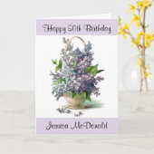 De gepersonaliseerde Gelukkige Kaart van de (Gele Bloem)