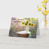 De gepersonaliseerde Gelukkige Kaart van de (Gele Bloem)