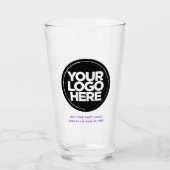 De gepersonaliseerde Glaspas van de Logo en van de Glas (Voorkant)