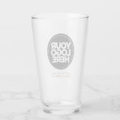 De gepersonaliseerde Glaspas van de Logo en van de Glas (Achterkant)