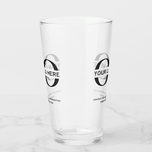 De gepersonaliseerde Glaspas van de Logo en van de Glas (Rechts)