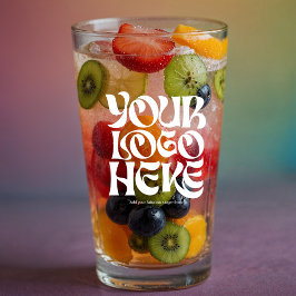 De gepersonaliseerde Glaspas van de Logo en van de Glas