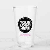 De gepersonaliseerde Glaspas van de Logo en van de Glas (Voorkant)
