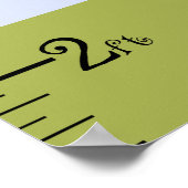 De gepersonaliseerde Grafiek van de Groei van vlie Poster (Hoek)