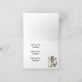 De gepersonaliseerde Grappige Zingende Kaarten van Notitiekaartje (Binnen)