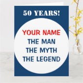 De gepersonaliseerde grote overmaatse kaart van de (Gele Bloem)